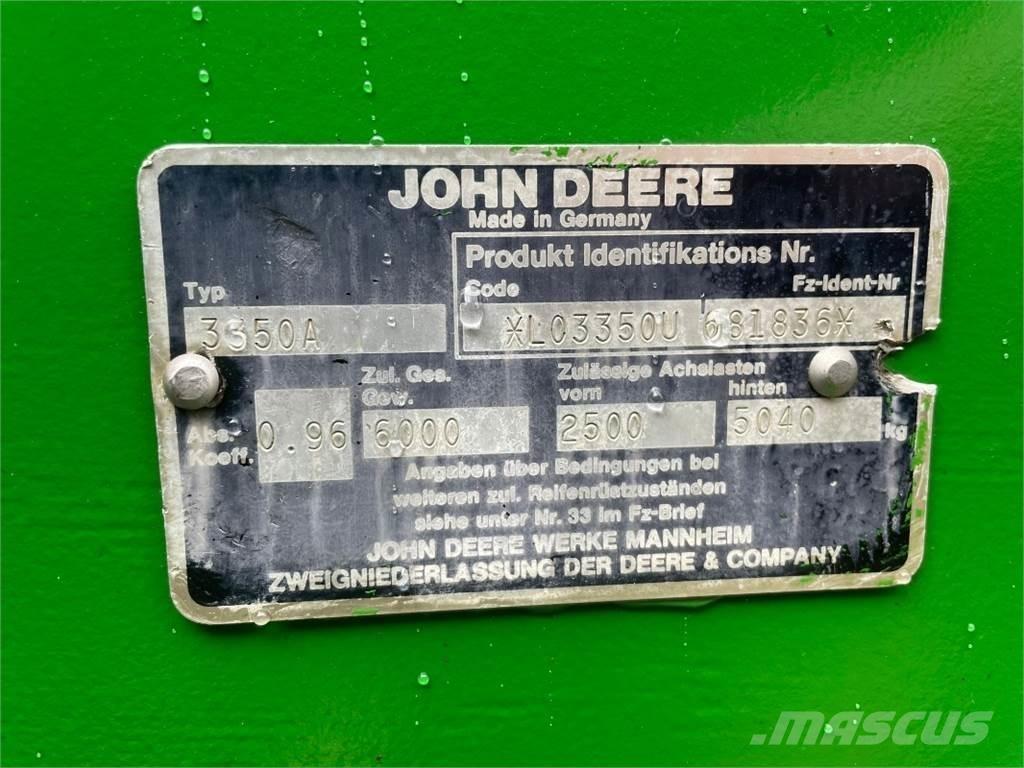 John Deere 3350 트랙터