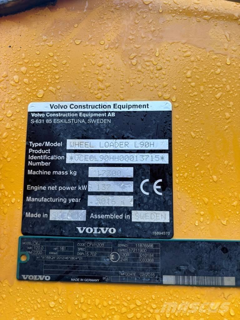 Volvo L 90 H  휠로우더