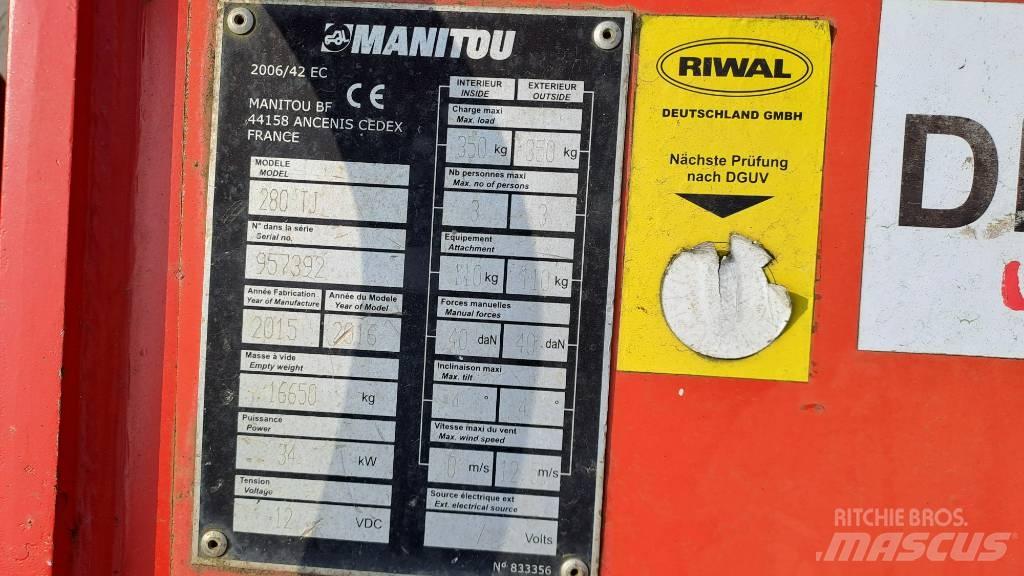 Manitou 280TJ 견인식 전동이동 리프트