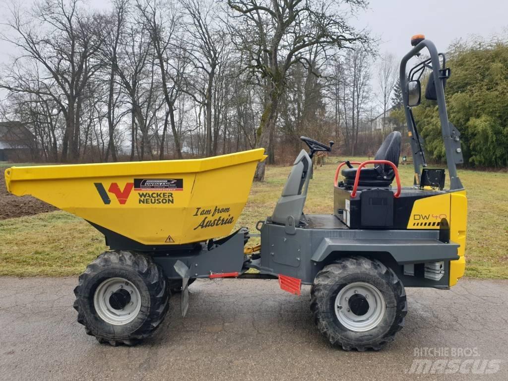 Wacker Neuson DW 40 건설현장 덤프트럭