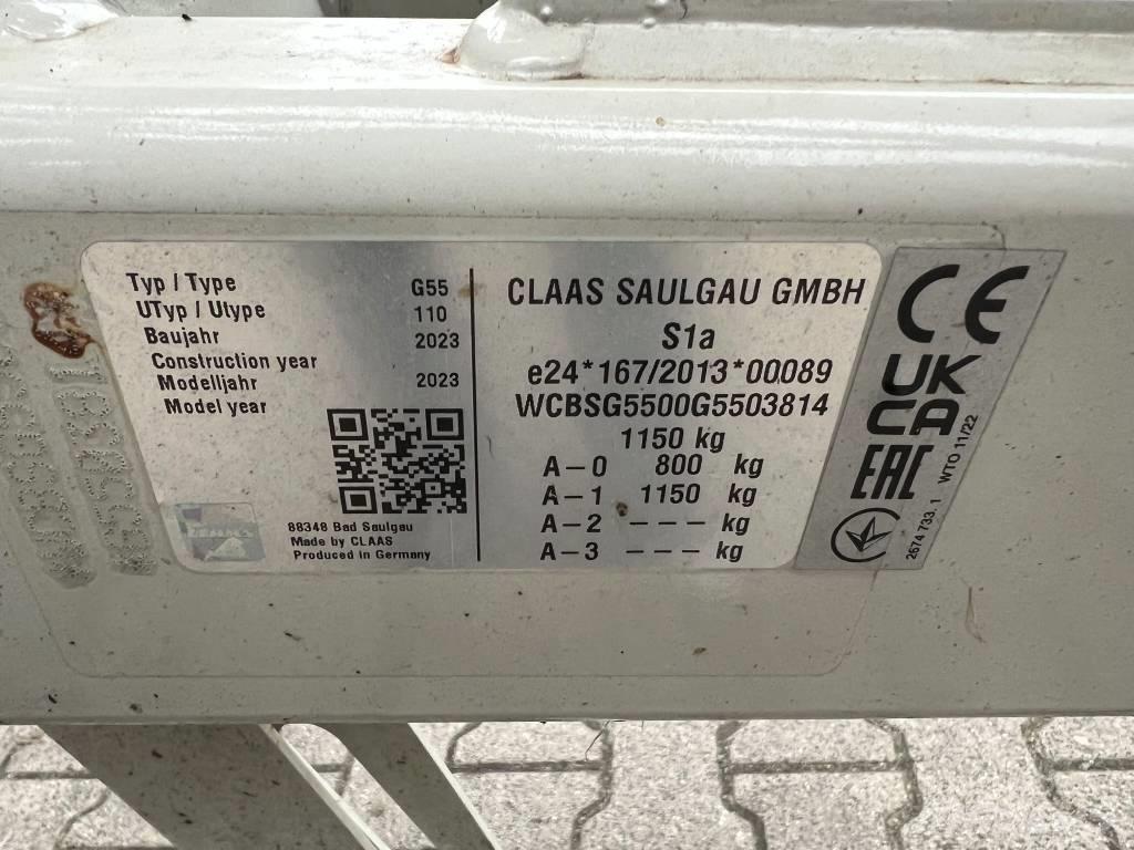 CLAAS Volto 1100 T 갈퀴 및 테더