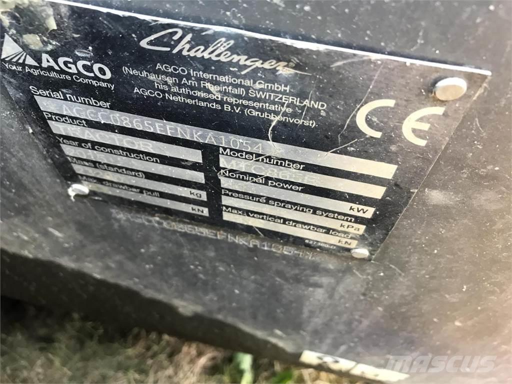 Challenger MT865E 궤도식 로우더