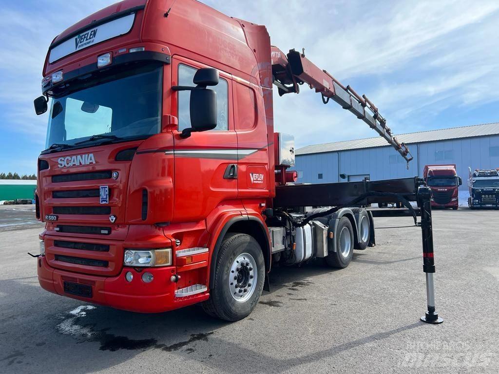 Scania R 580 크레인 트럭