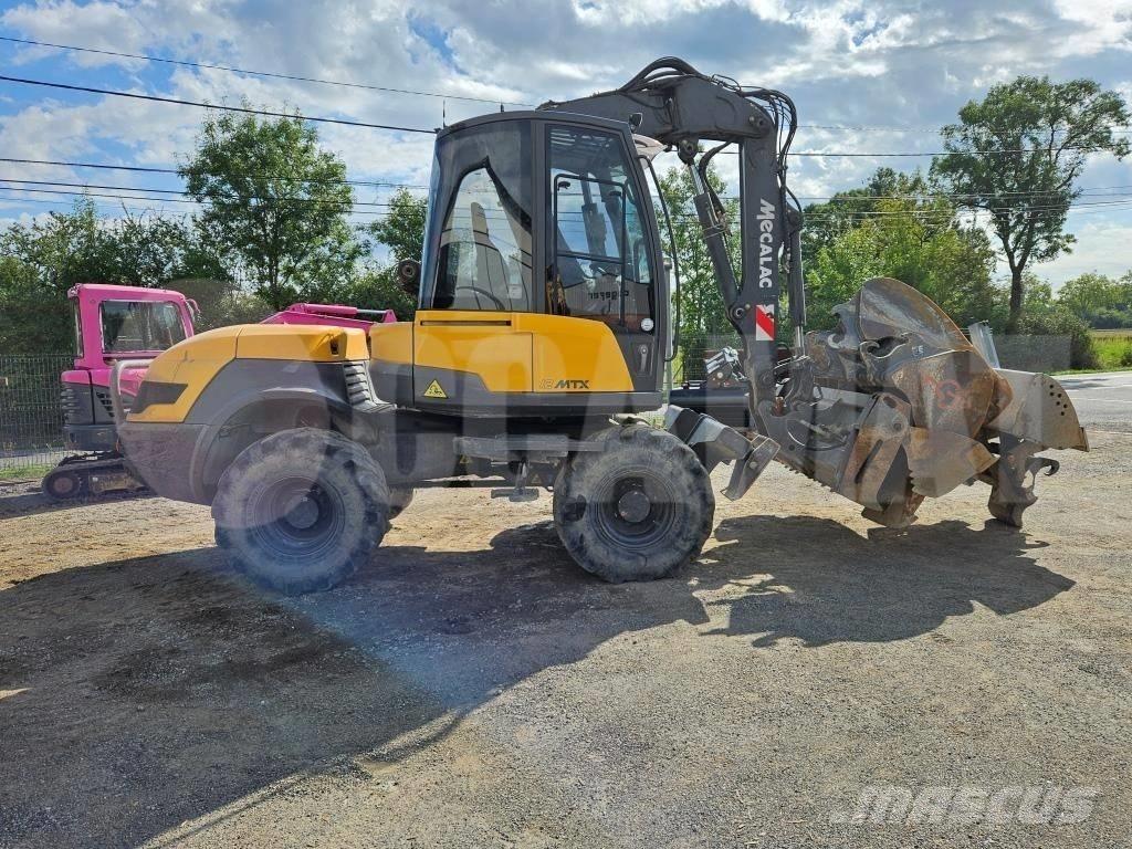 Mecalac 12 MTX  휠 굴삭기
