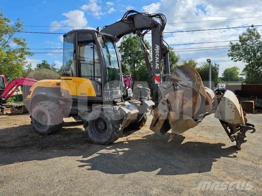 Mecalac 12 MTX  휠 굴삭기