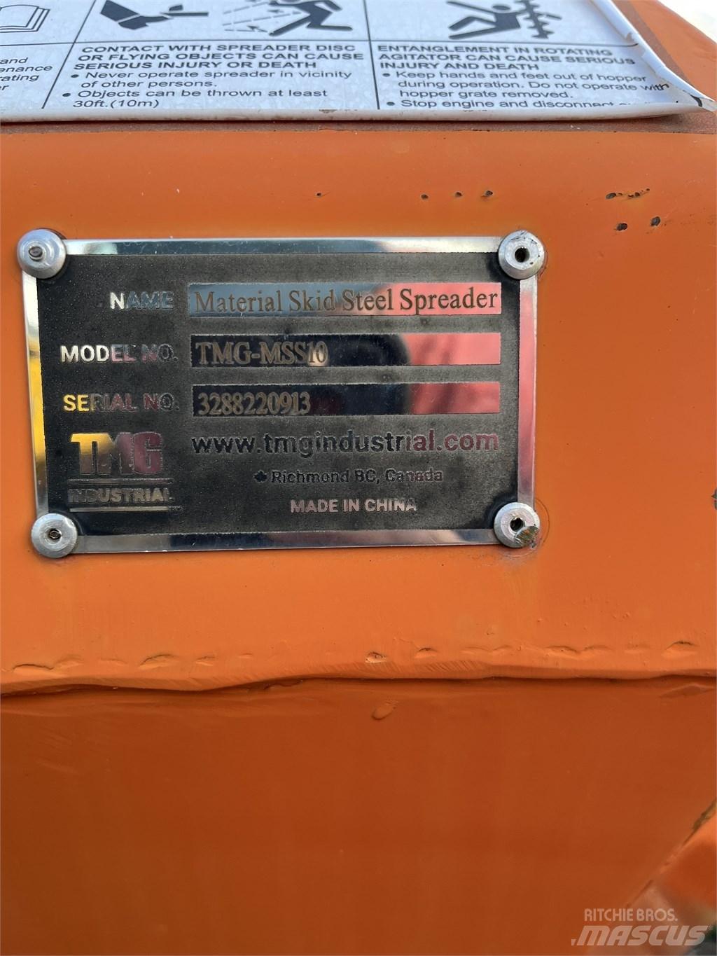 TMG MSS10 모래(염화칼슘) 살포기