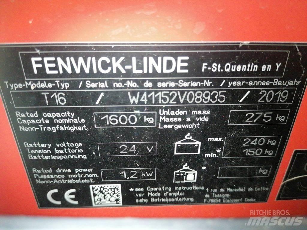 Linde T16L 경량 리프터