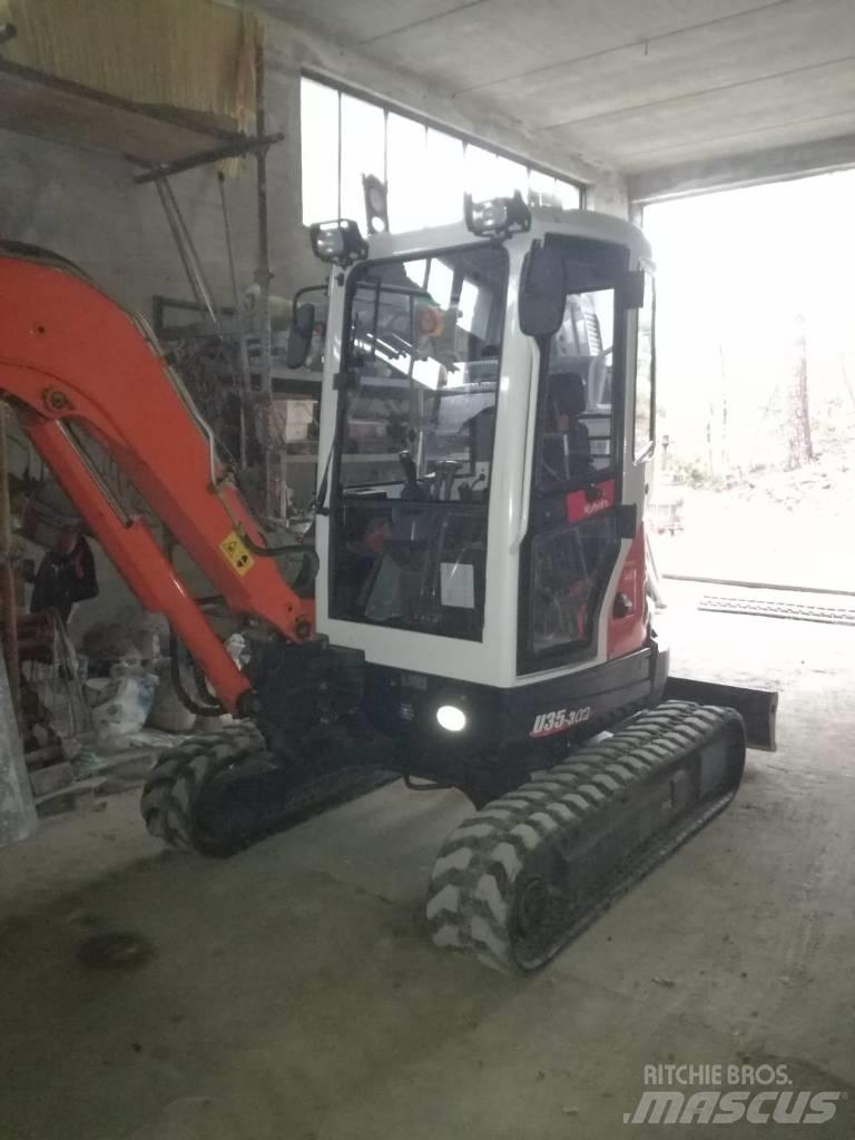 Kubota U 35 소형 굴삭기 7톤 미만