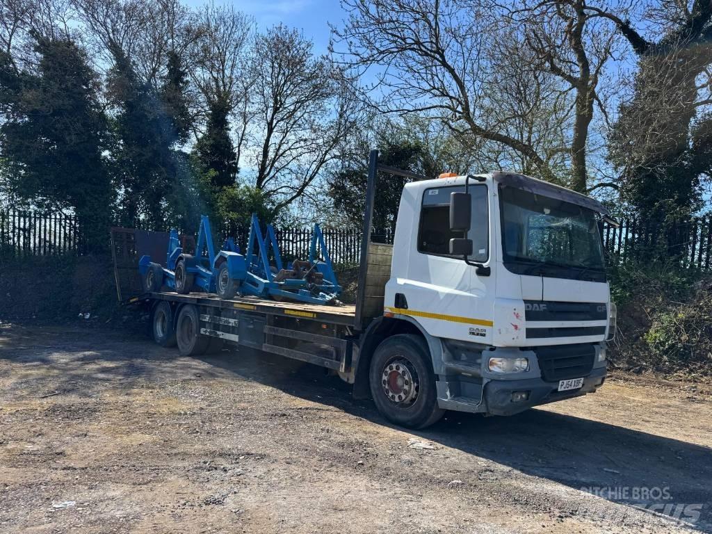 DAF DAF FAS CF75.310 플랫베드/윈치 트럭