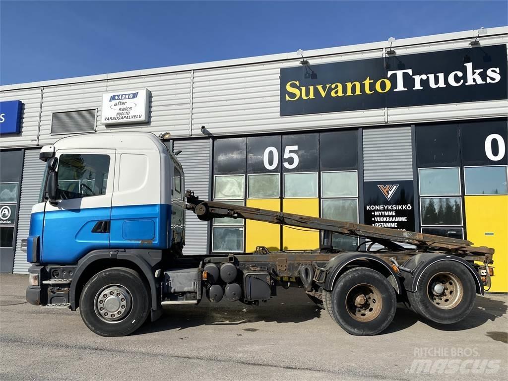Scania R 124 6X2 케이블 리프트 탈착식 트럭