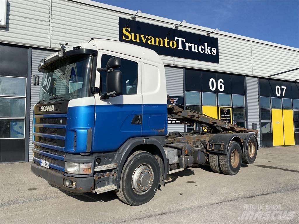 Scania R 124 6X2 케이블 리프트 탈착식 트럭