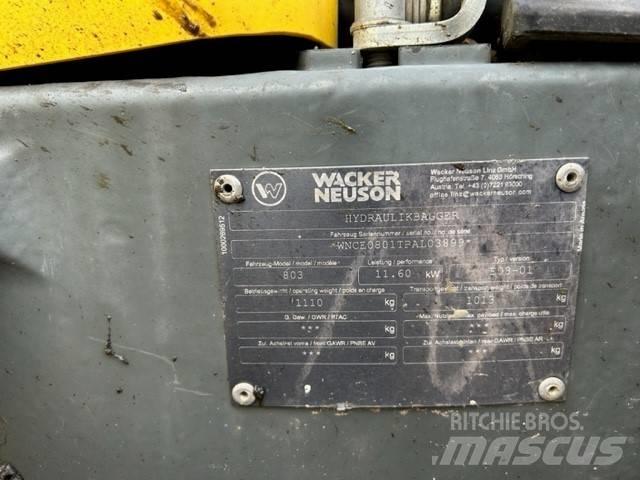 Wacker Neuson 803 소형 굴삭기 7톤 미만