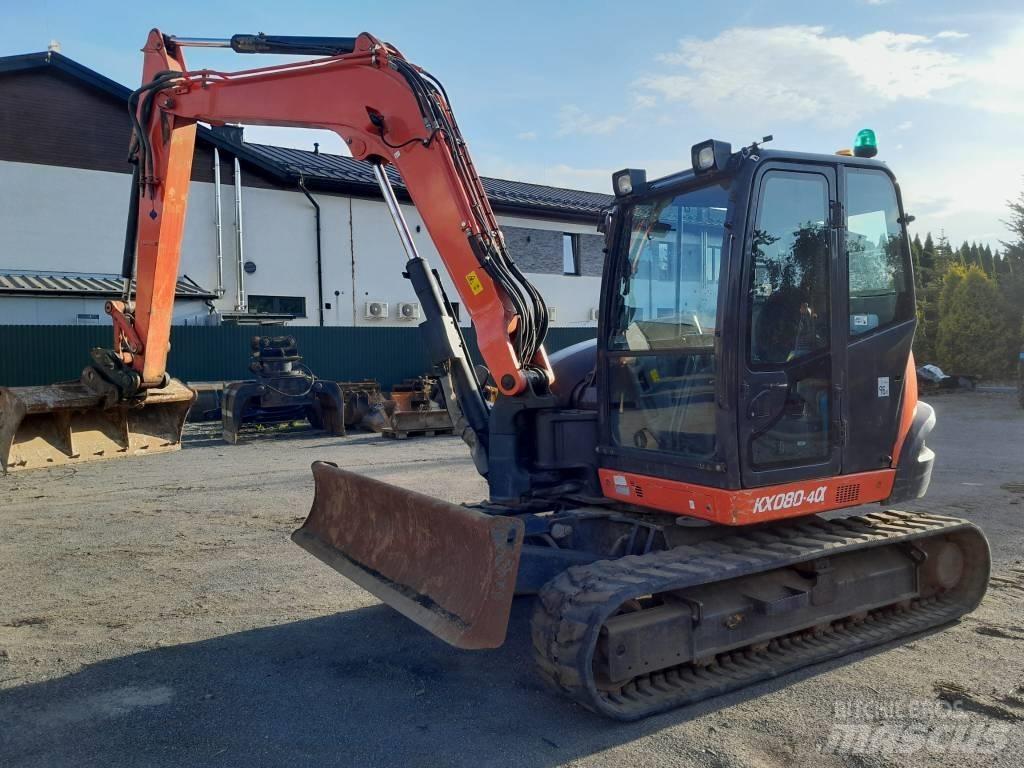 Kubota KX 080-4 중형굴삭기 7톤-28톤