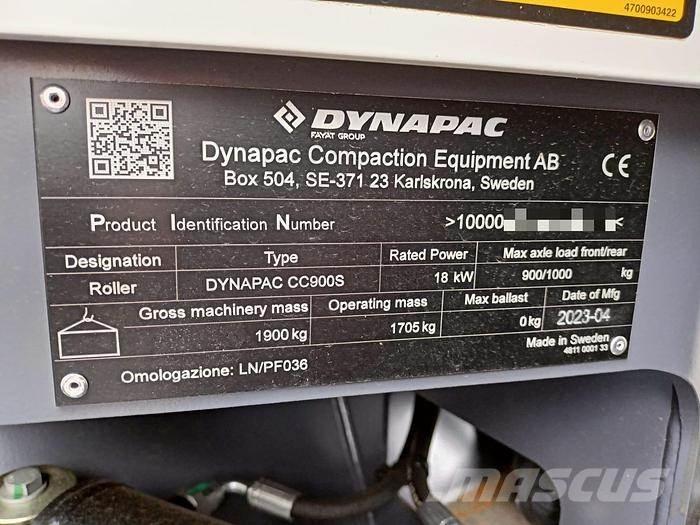 Dynapac CC900S 견인 진동 롤러