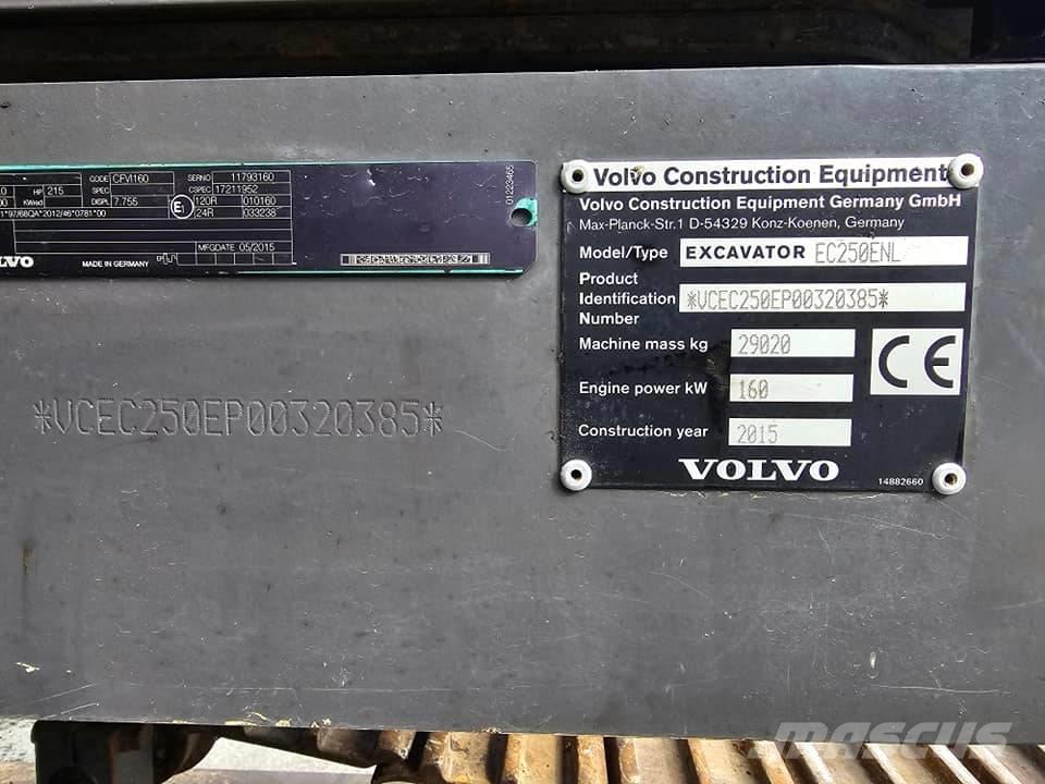 Volvo EC250 ENL 대형 굴삭기 29톤 이상