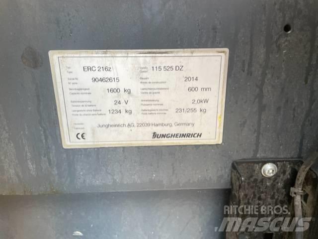 Jungheinrich ERC 216 보행식 리치 지게차