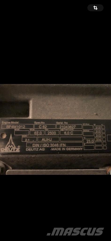Deutz BF4M1012  휠로우더