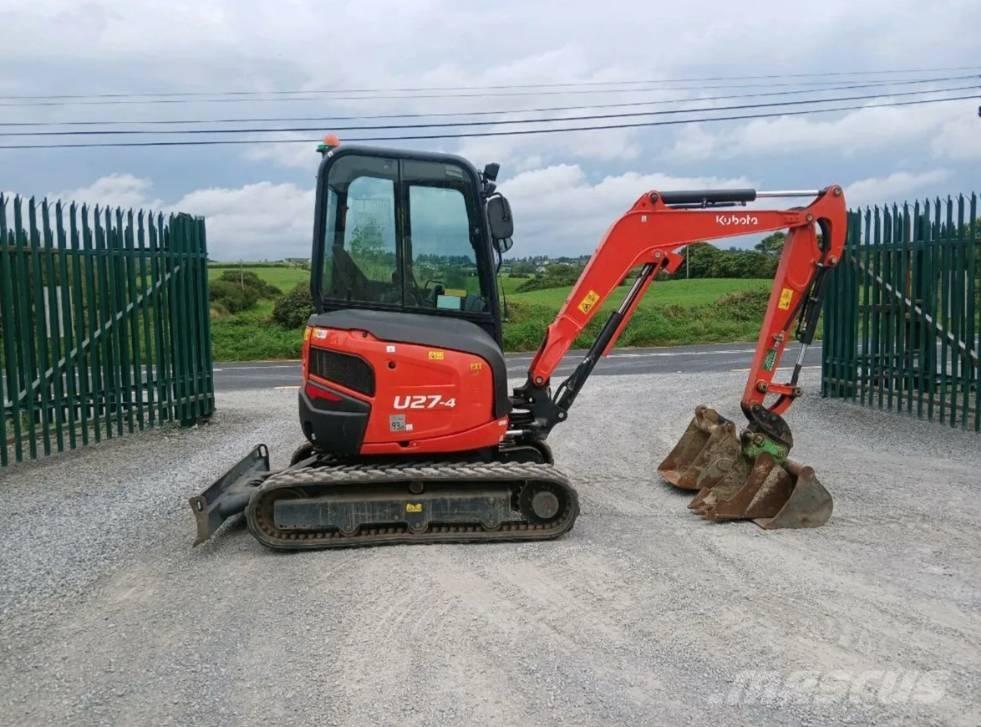 Kubota U 27-4 소형 굴삭기 7톤 미만