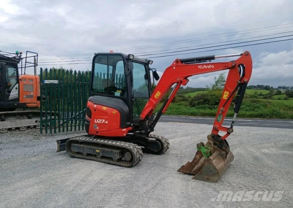 Kubota U 27-4 소형 굴삭기 7톤 미만