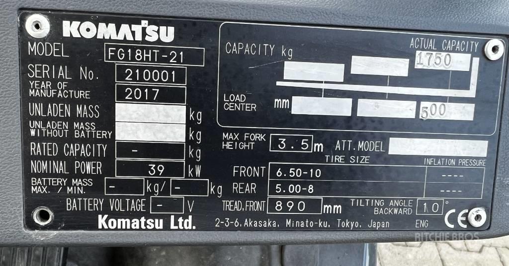 Komatsu FG15HT-21 LPG 지게차