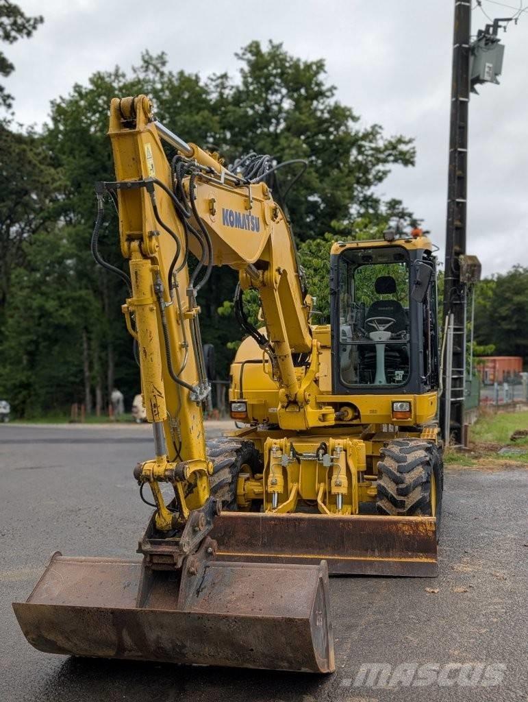 Komatsu PW 98 MR-8  휠 굴삭기