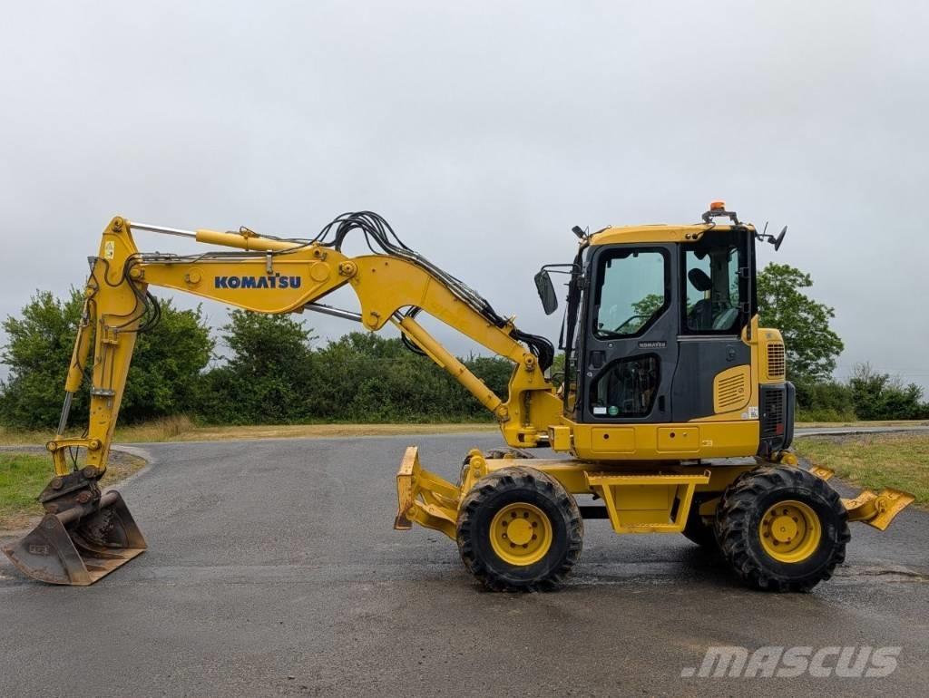 Komatsu PW 98 MR-8  휠 굴삭기