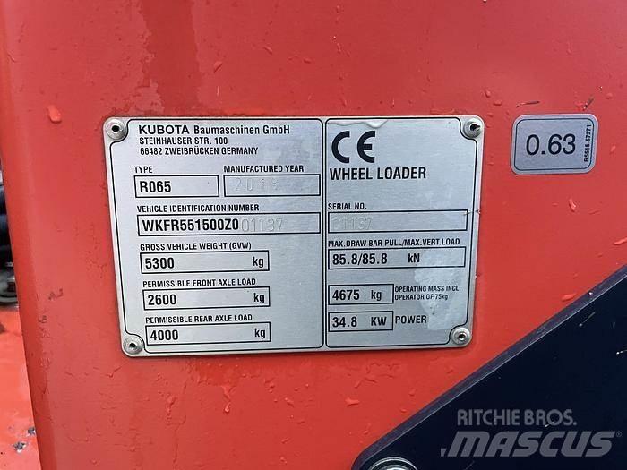 Kubota R065  휠로우더