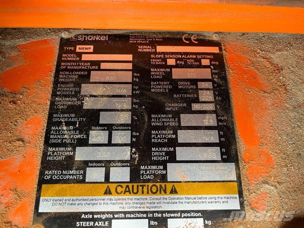 Snorkel TM 12 인원/화물 앨리베이터