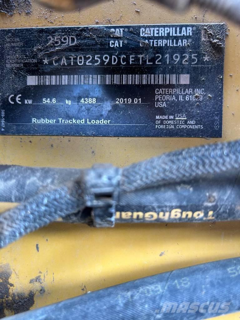 CAT 259 D  스키드로더