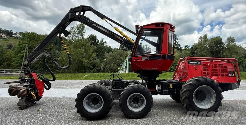 Komatsu 911.5 원목 하베스터