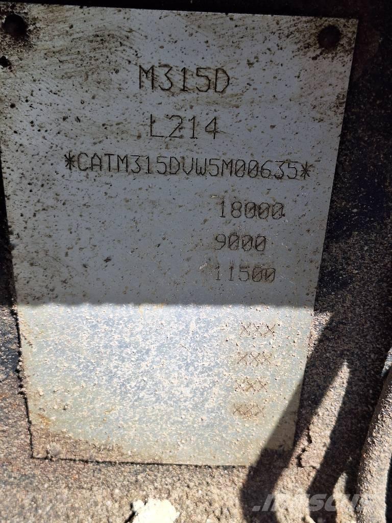 CAT M 315 D  휠 굴삭기