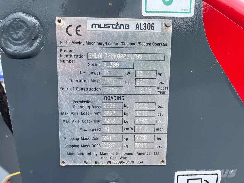 Mustang AL306 휠 도저