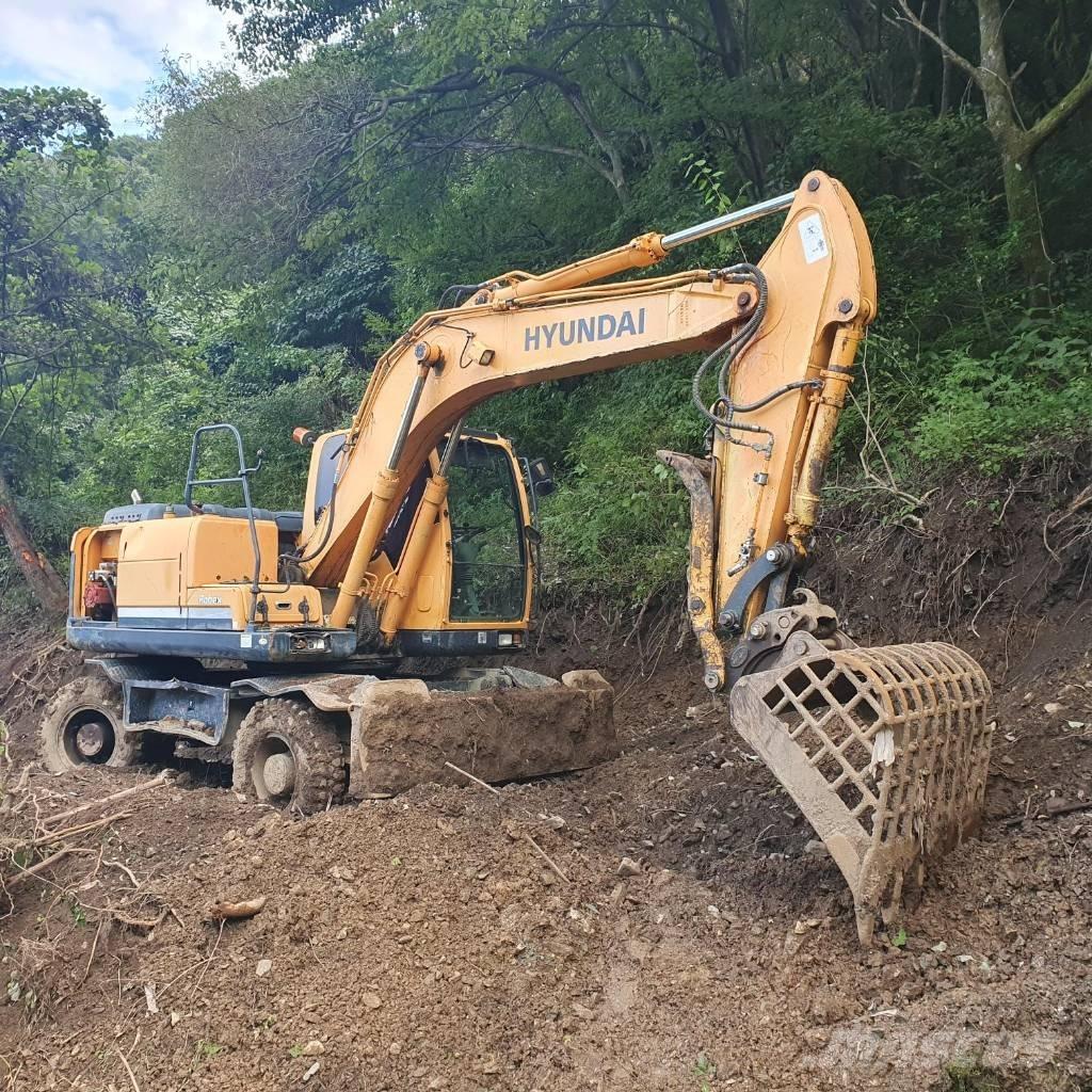 Hyundai Robex 140 W  휠 굴삭기