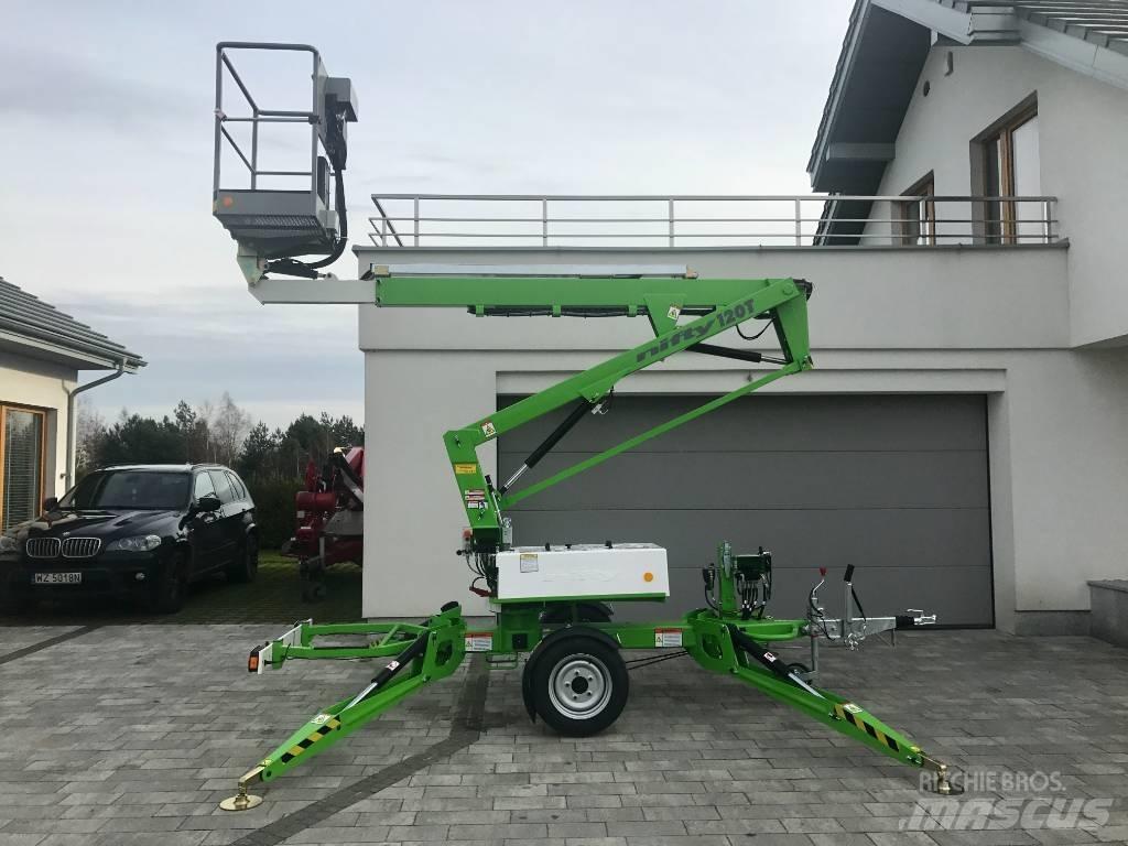 Niftylift 120TE 트레일러 탑재 고소작업대