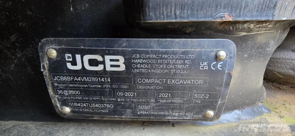 JCB 50 Z-2 소형 굴삭기 7톤 미만