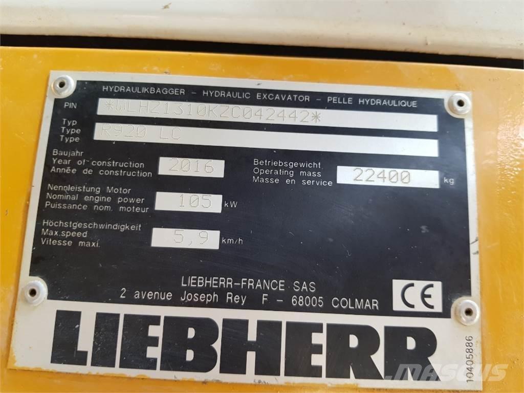 Liebherr R920 대형 굴삭기 29톤 이상