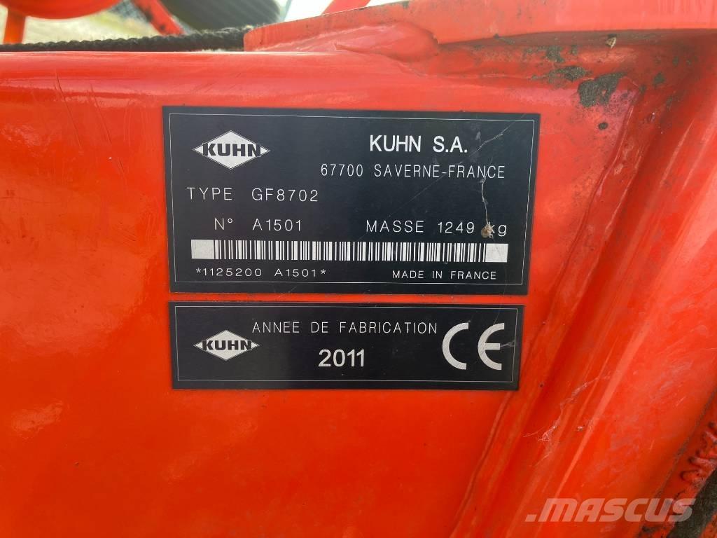 Kuhn GF 8702 갈퀴 및 테더