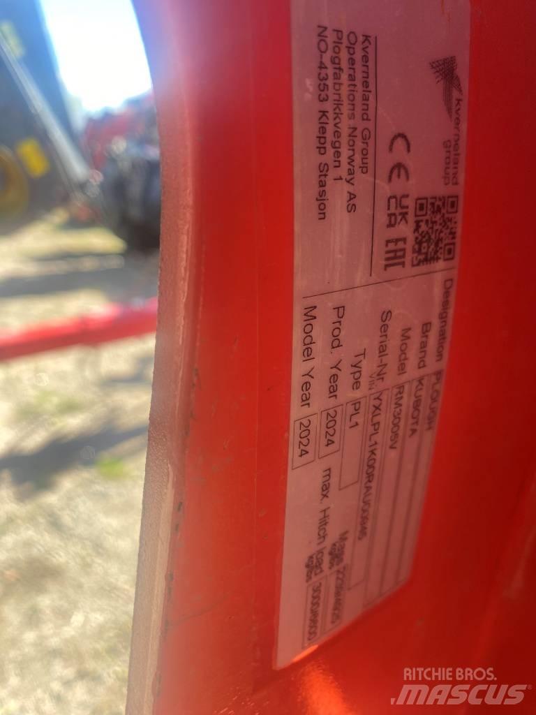 Kubota RM 300 SV 가역 플로우(쟁기)