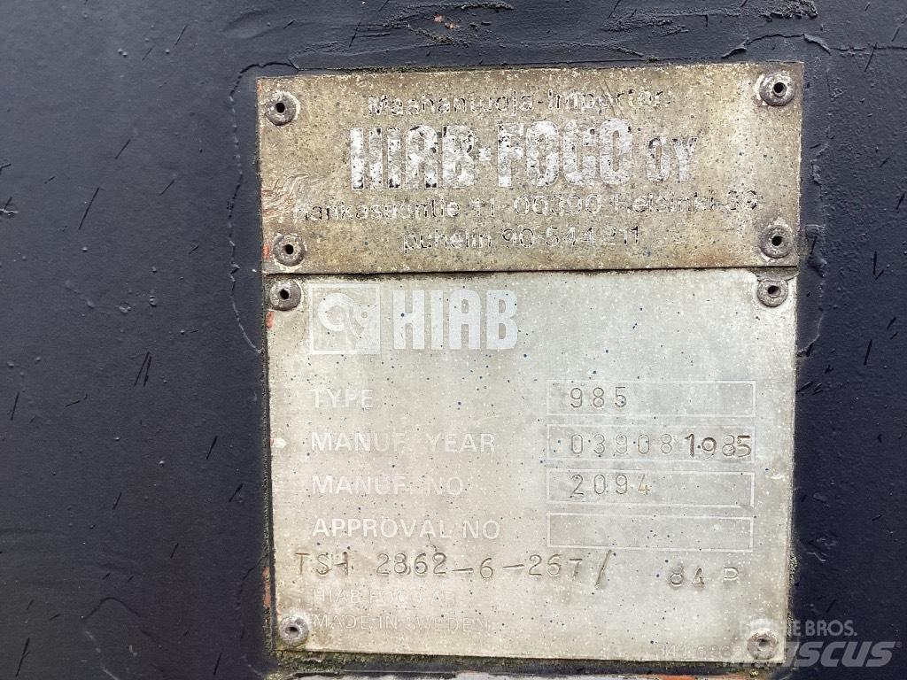 Hiab perävaunu 기타 트레일러