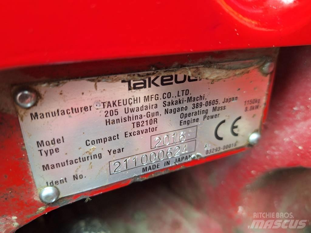 Takeuchi TB 210 R 소형 굴삭기 7톤 미만