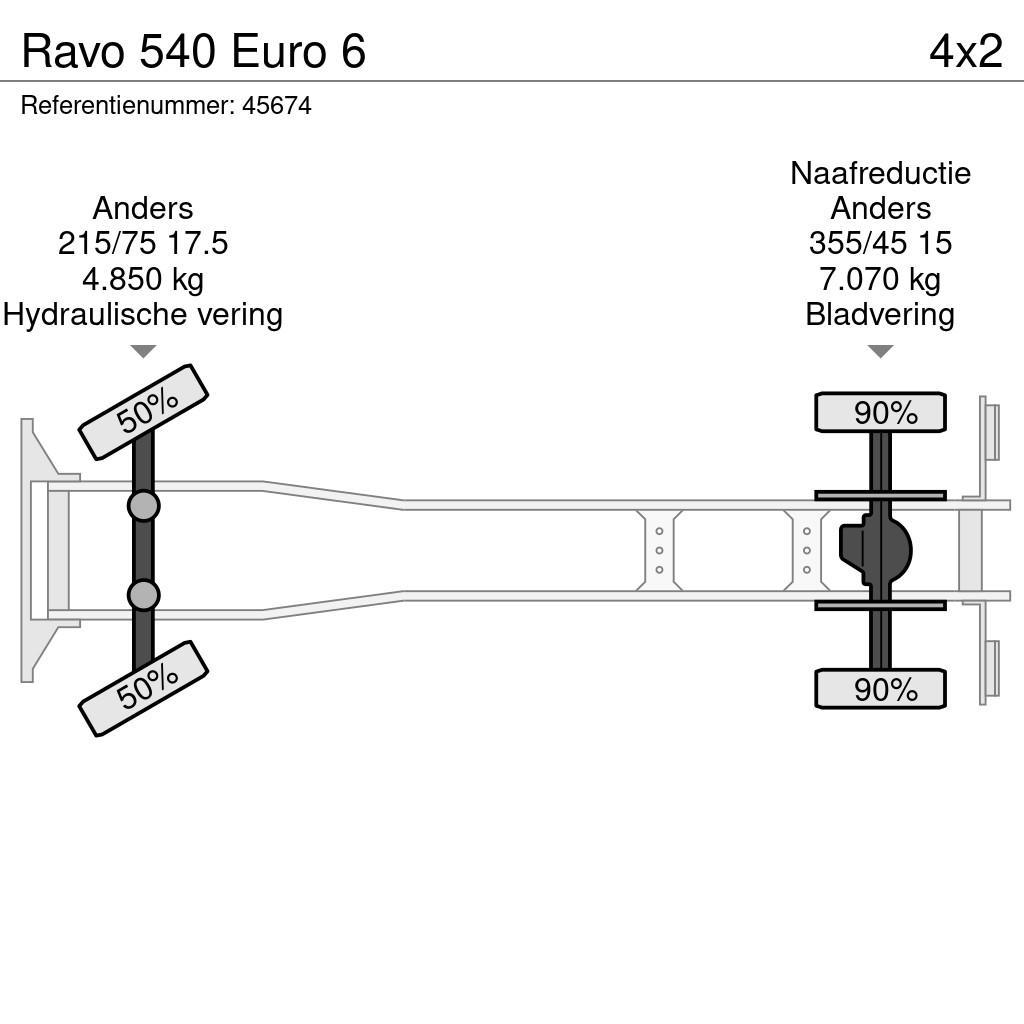 Ravo 540 Euro 6 청소 트럭