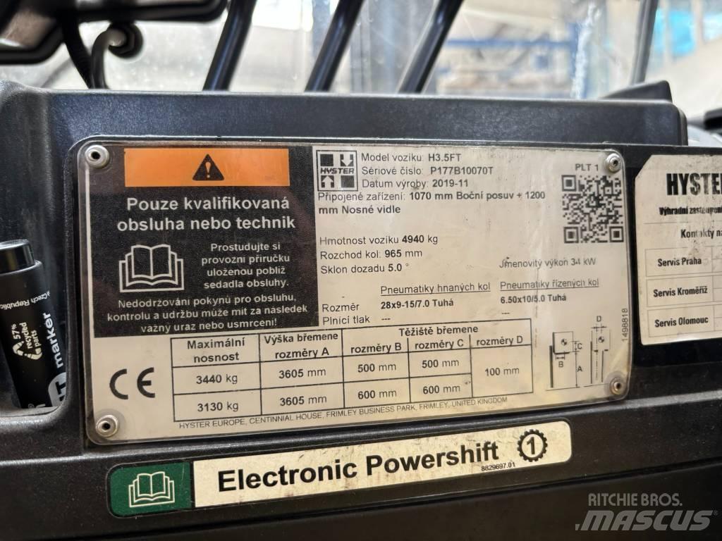 Hyster H3.5FT 디젤 지게차