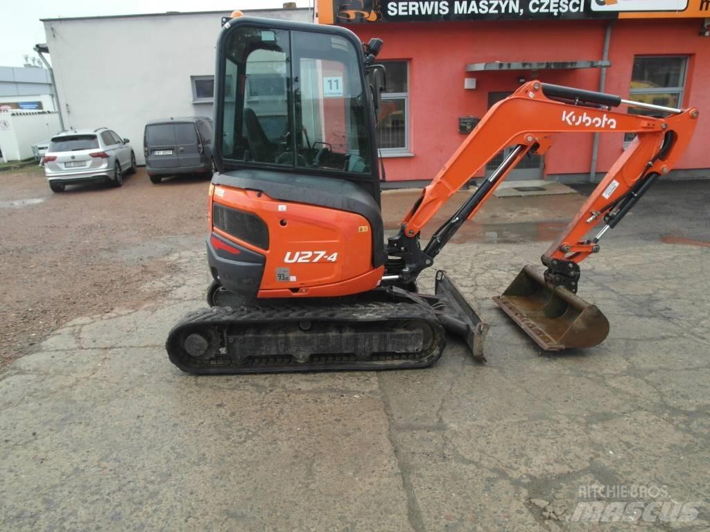 Kubota U 27-4 소형 굴삭기 7톤 미만