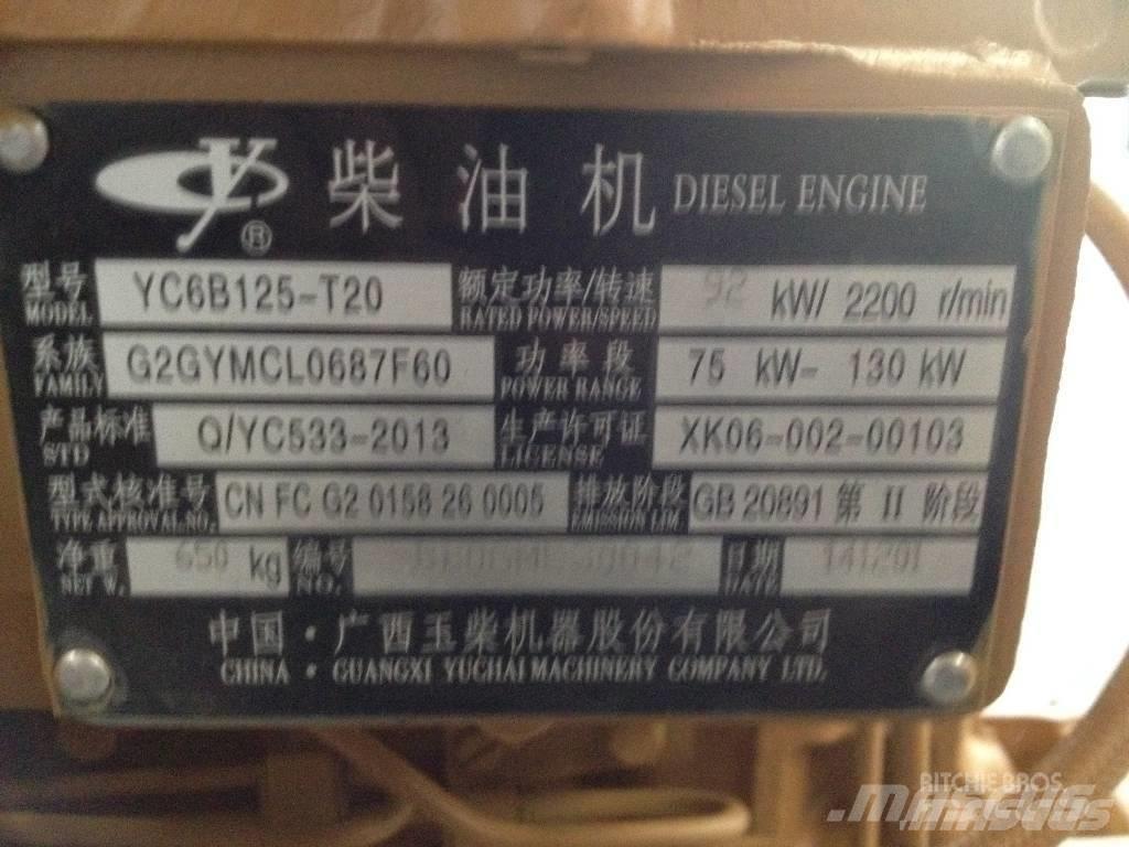 Yuchai YC6B125-T20 엔진