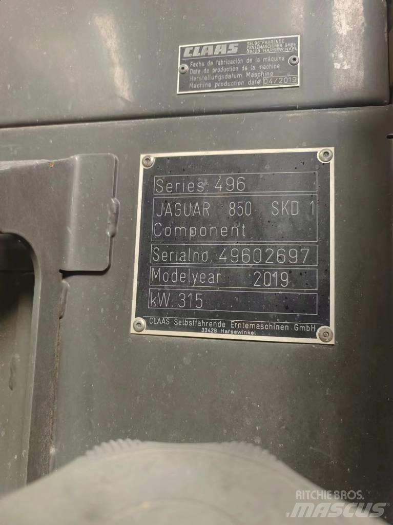CLAAS Jaguar 850 자동 초지기계