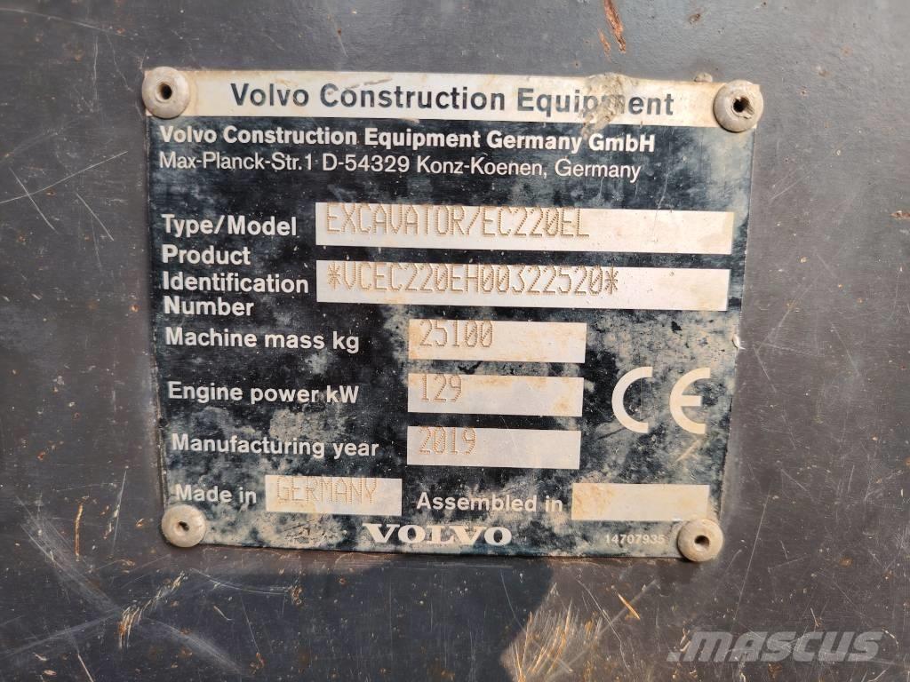 Volvo EC 220 E 대형 굴삭기 29톤 이상
