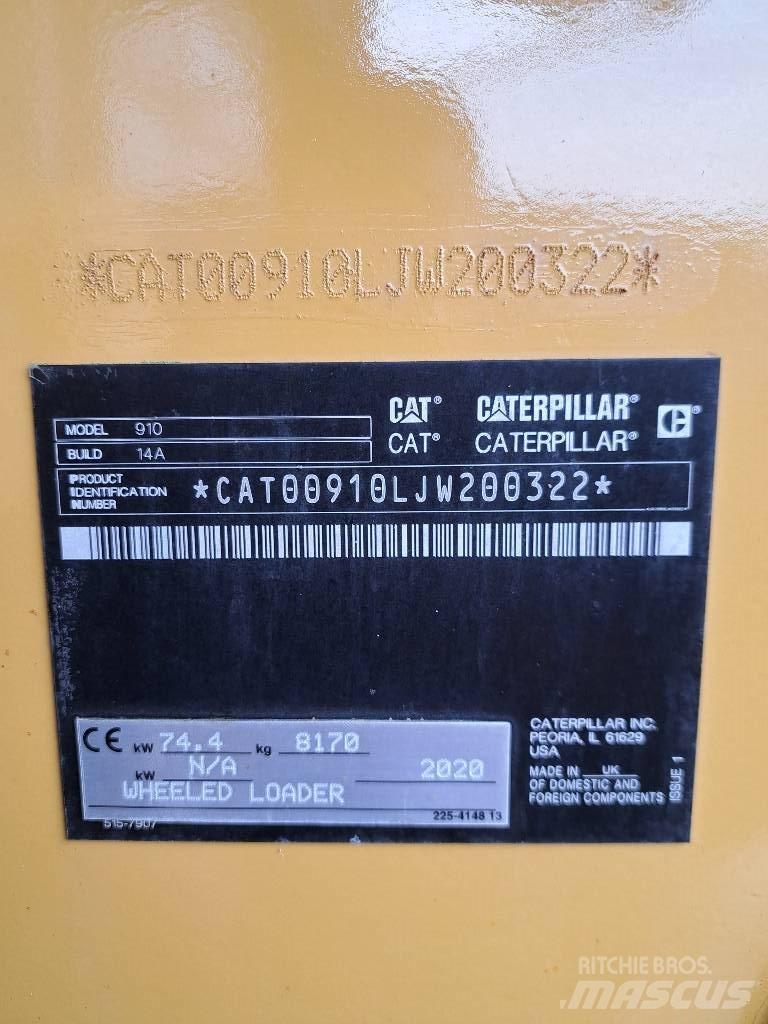 CAT 910  휠로우더