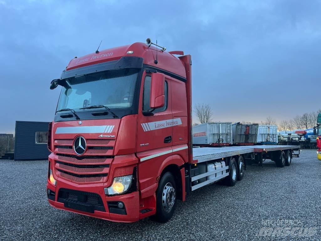 Mercedes-Benz Actros 플랫베드/드롭사이드 트럭