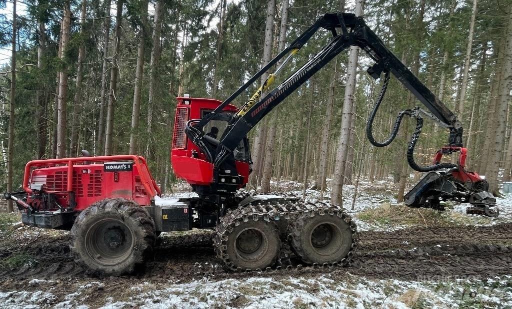 Komatsu 911.5 원목 하베스터