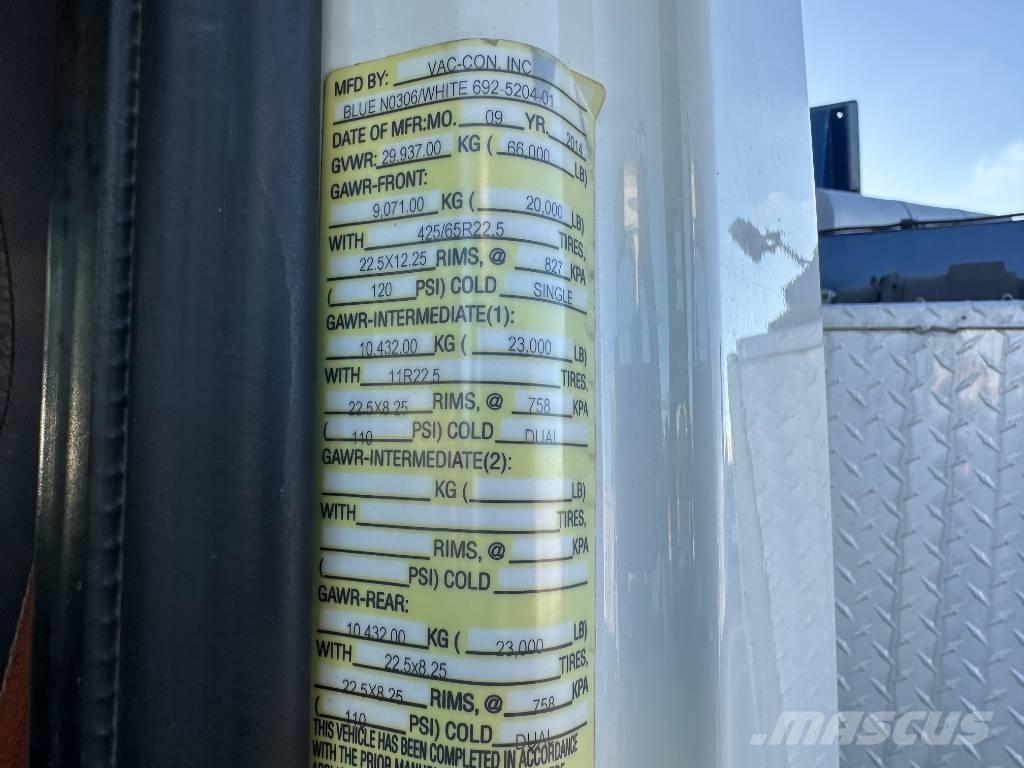 International 7500 콤비/진공 트럭